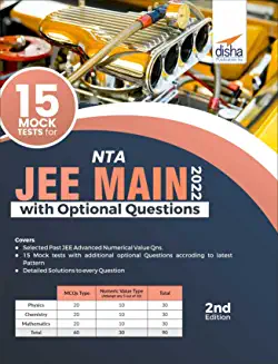 Disha NTA JEE Main Mock Test pdf 2022 Latest Edition