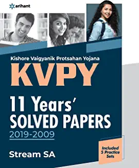 Arihant KVPY previous 11 years Solved Papers 